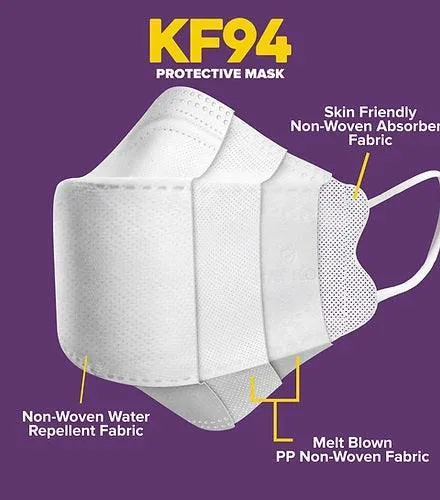 Maskon Adults KF94 - White (10 Pack)