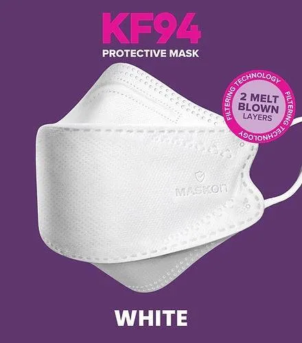 Maskon Adults KF94 - White (10 Pack)