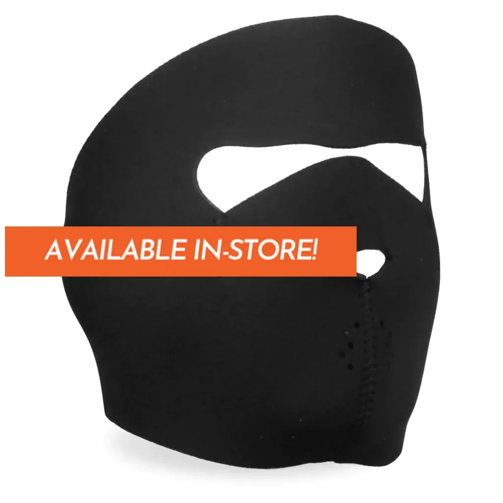 Neoprene Full Face Mask - Black FMA1010 | Hot Leathers