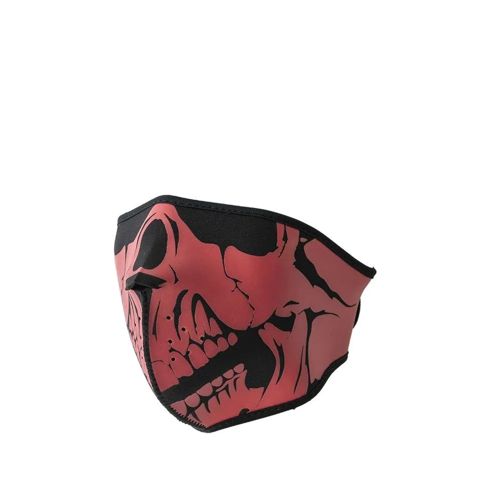 Neoprene Half Face Skull Riding Mask