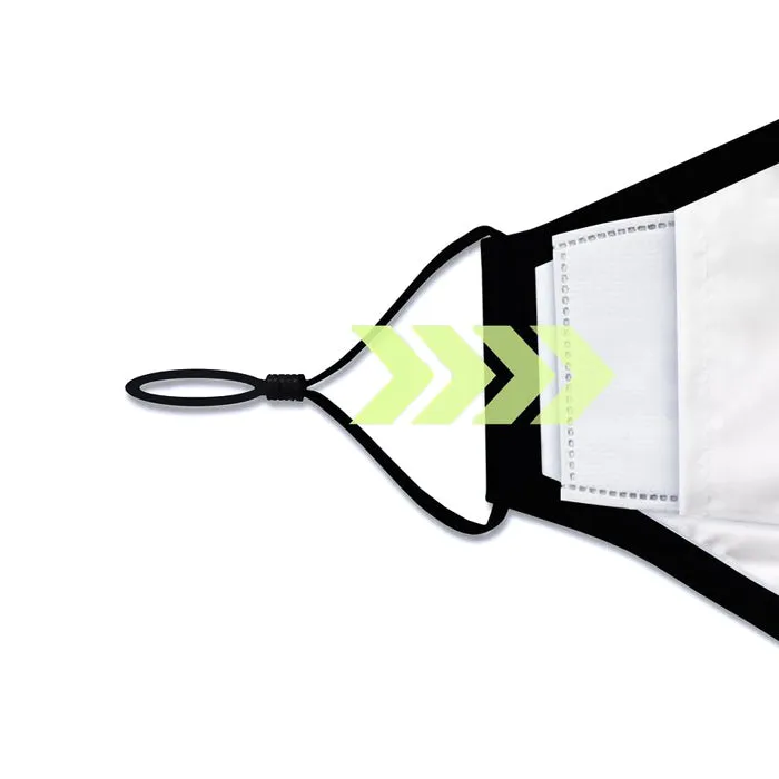 Niiceface Black Bandana Face Mask