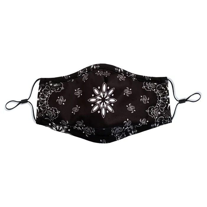 Niiceface Black Bandana Face Mask