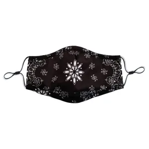 Niiceface Black Bandana Face Mask