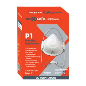 P1 Moulded Disposable Respirator - Box of 20