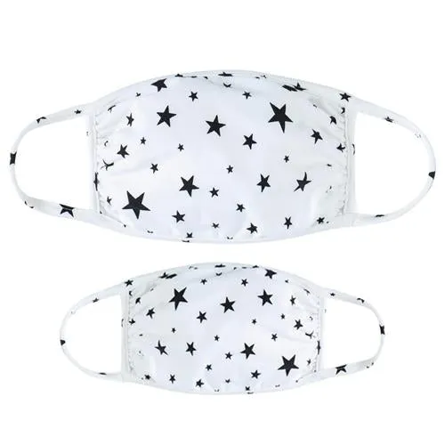 Pre-Order Mother/ Daughter Matching Fashion Face Mask Ivory Star