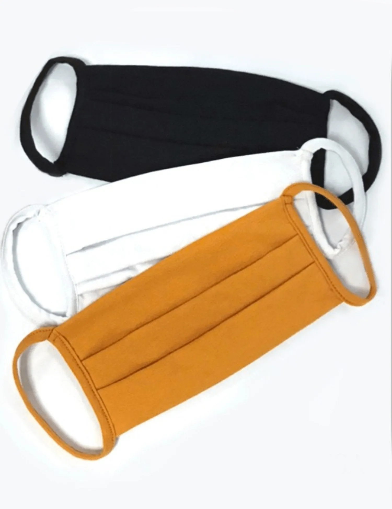 Pre-Order Solid Pleated Fashion Mask