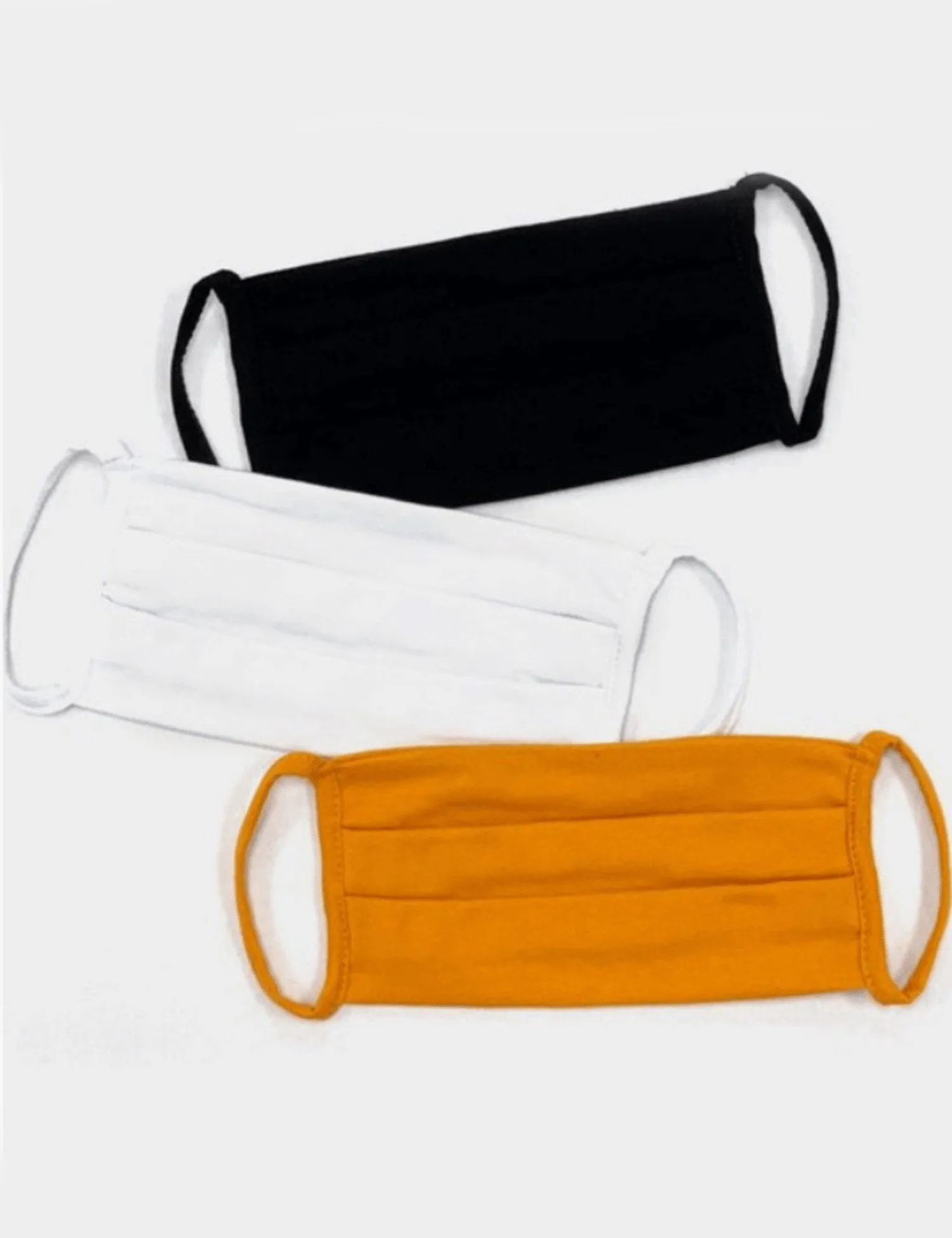 Pre-Order Solid Pleated Fashion Mask