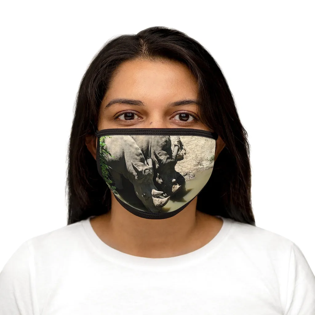 Rhinos Mixed-Fabric Face Mask