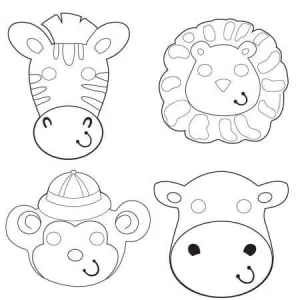 Safari Adventure - Paper Masks