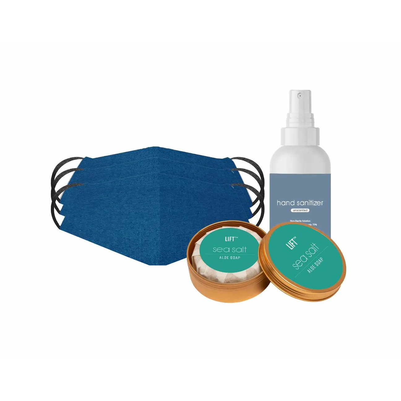 Safety Kit - Mask, Soap & Sanitizer