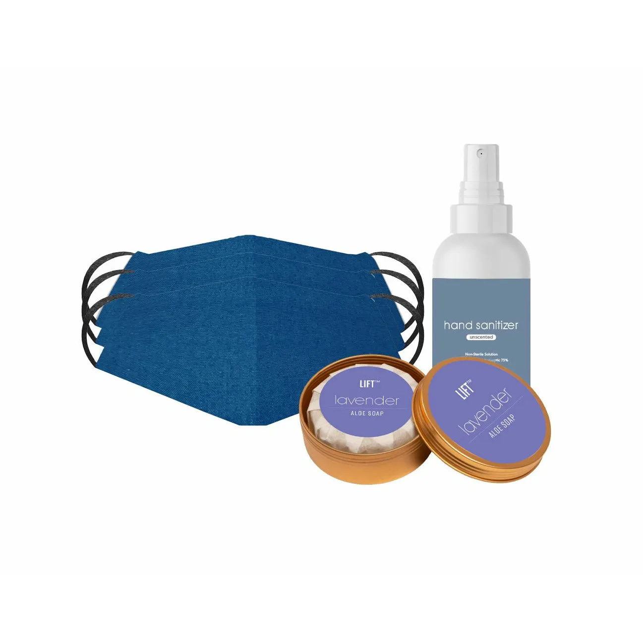 Safety Kit - Mask, Soap & Sanitizer