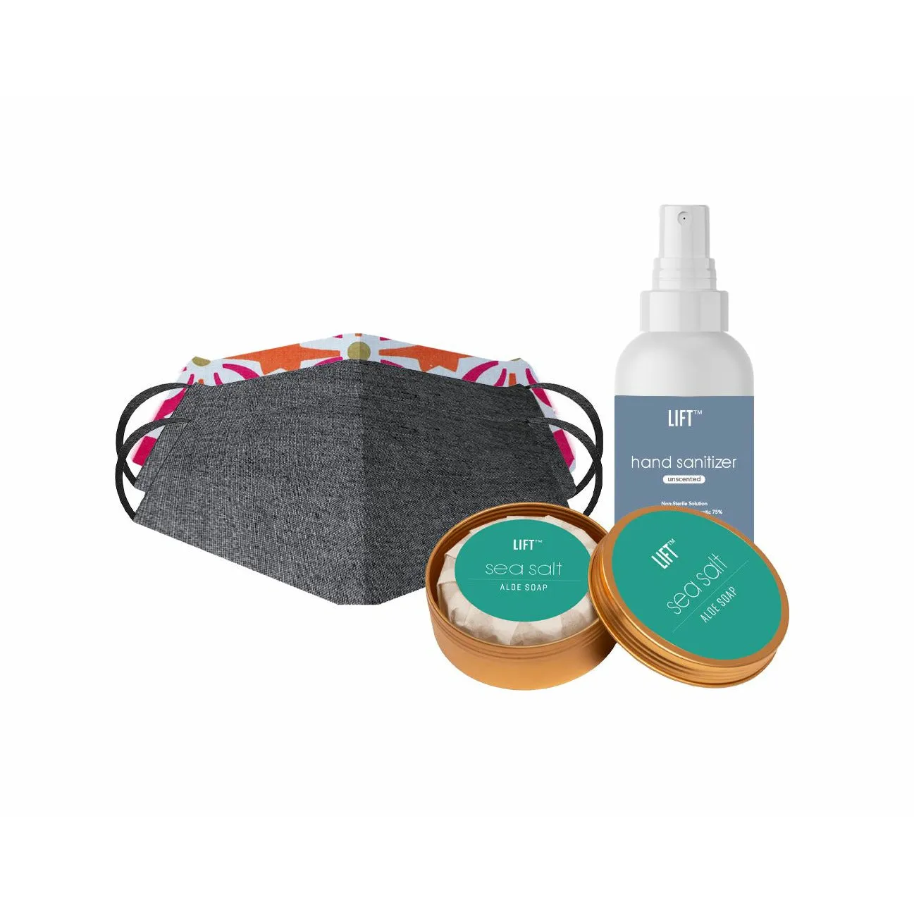 Safety Kit - Mask, Soap & Sanitizer