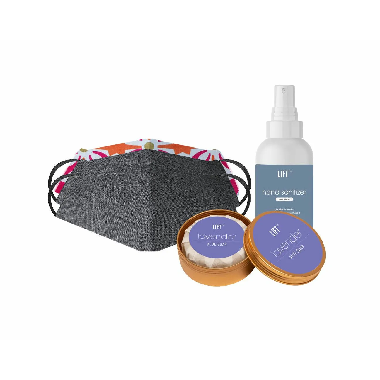 Safety Kit - Mask, Soap & Sanitizer