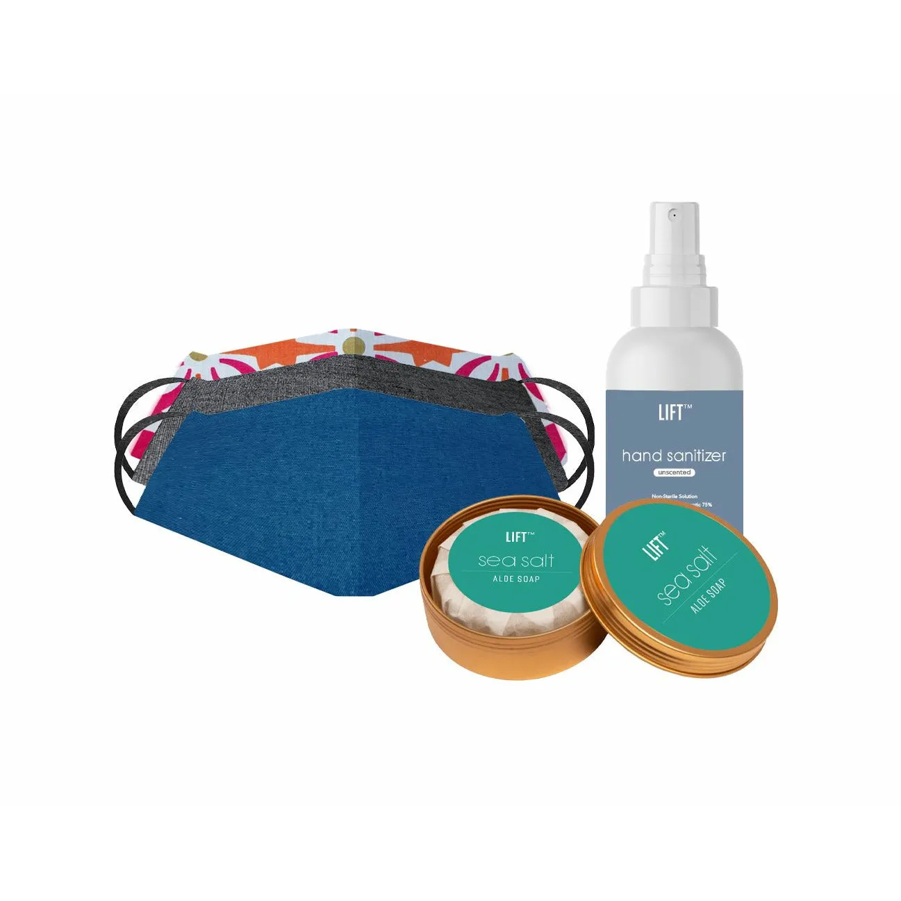 Safety Kit - Mask, Soap & Sanitizer