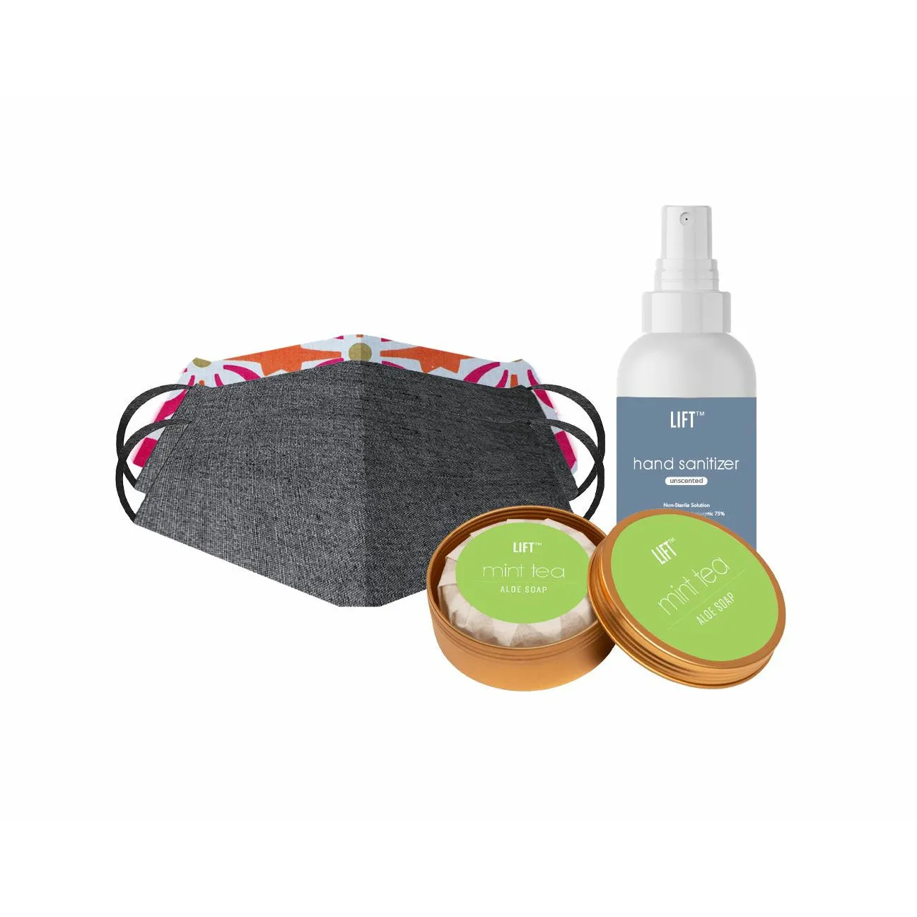 Safety Kit - Mask, Soap & Sanitizer