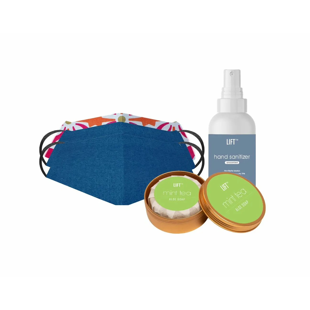 Safety Kit - Mask, Soap & Sanitizer