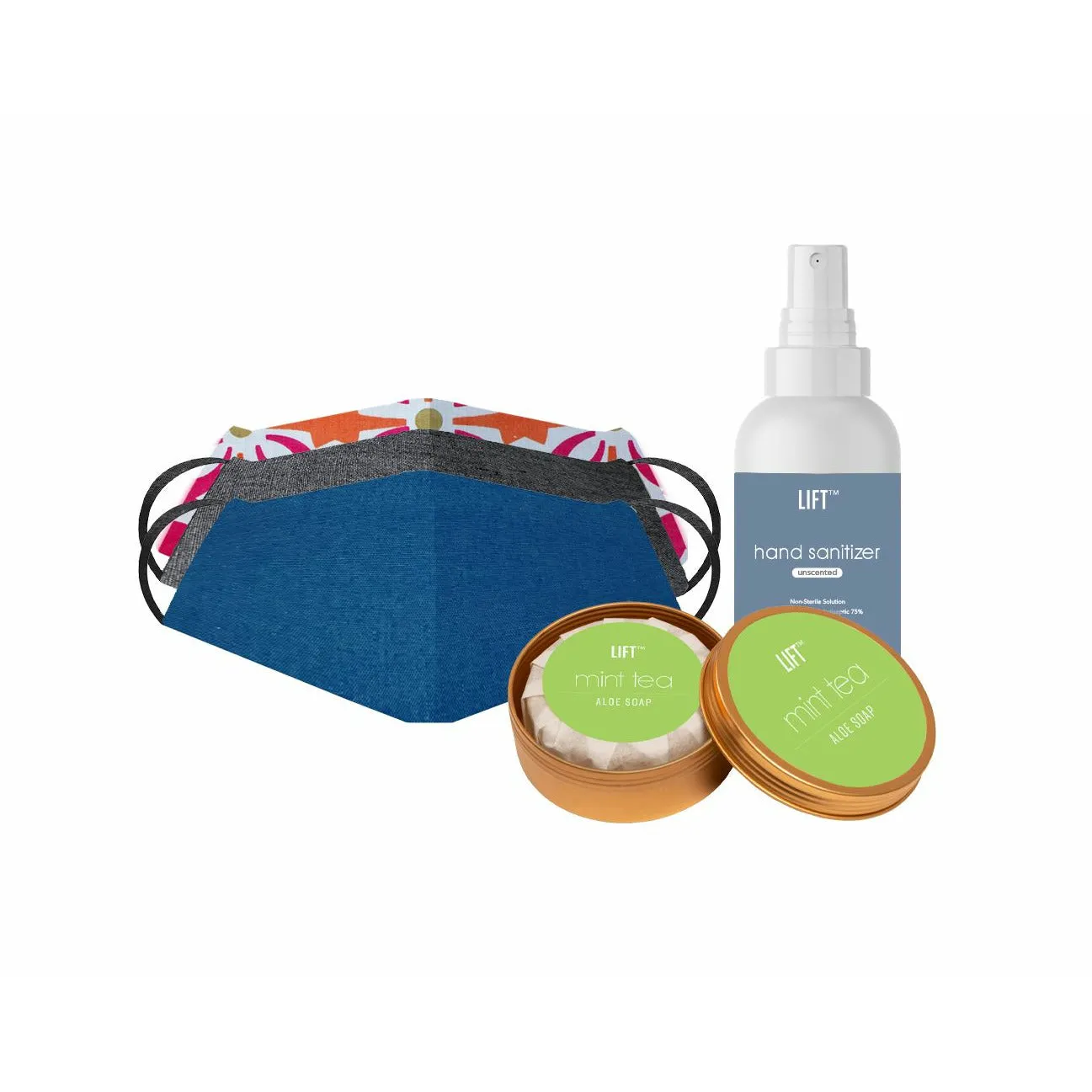 Safety Kit - Mask, Soap & Sanitizer