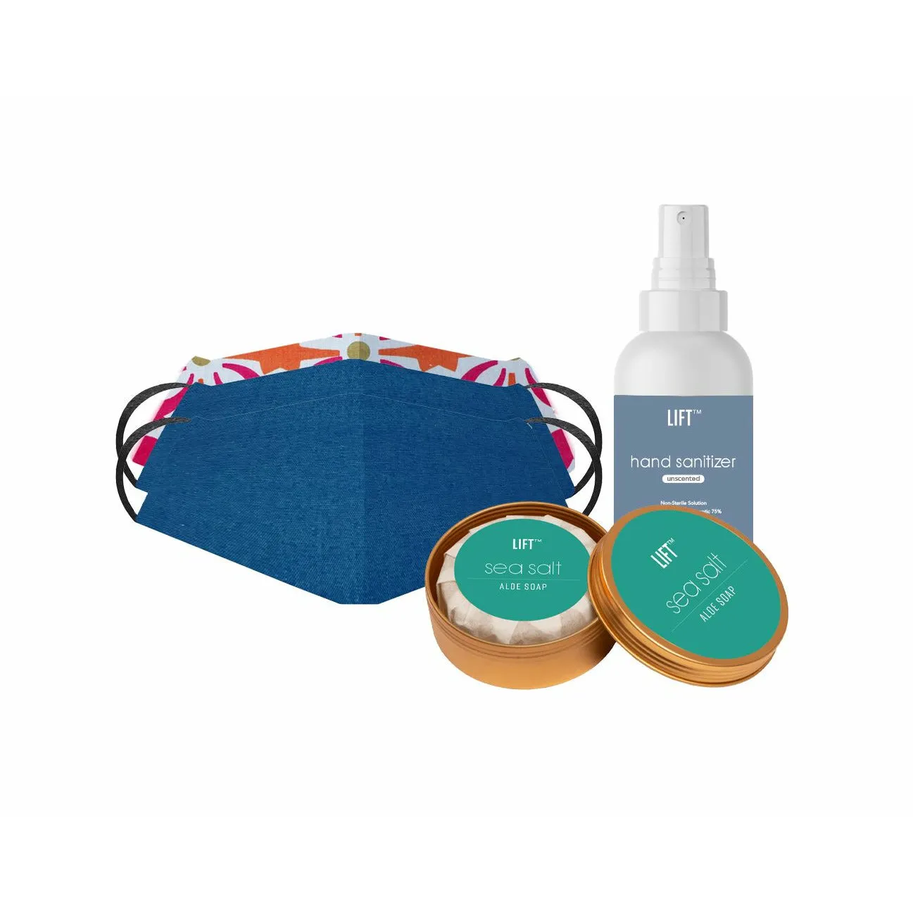 Safety Kit - Mask, Soap & Sanitizer