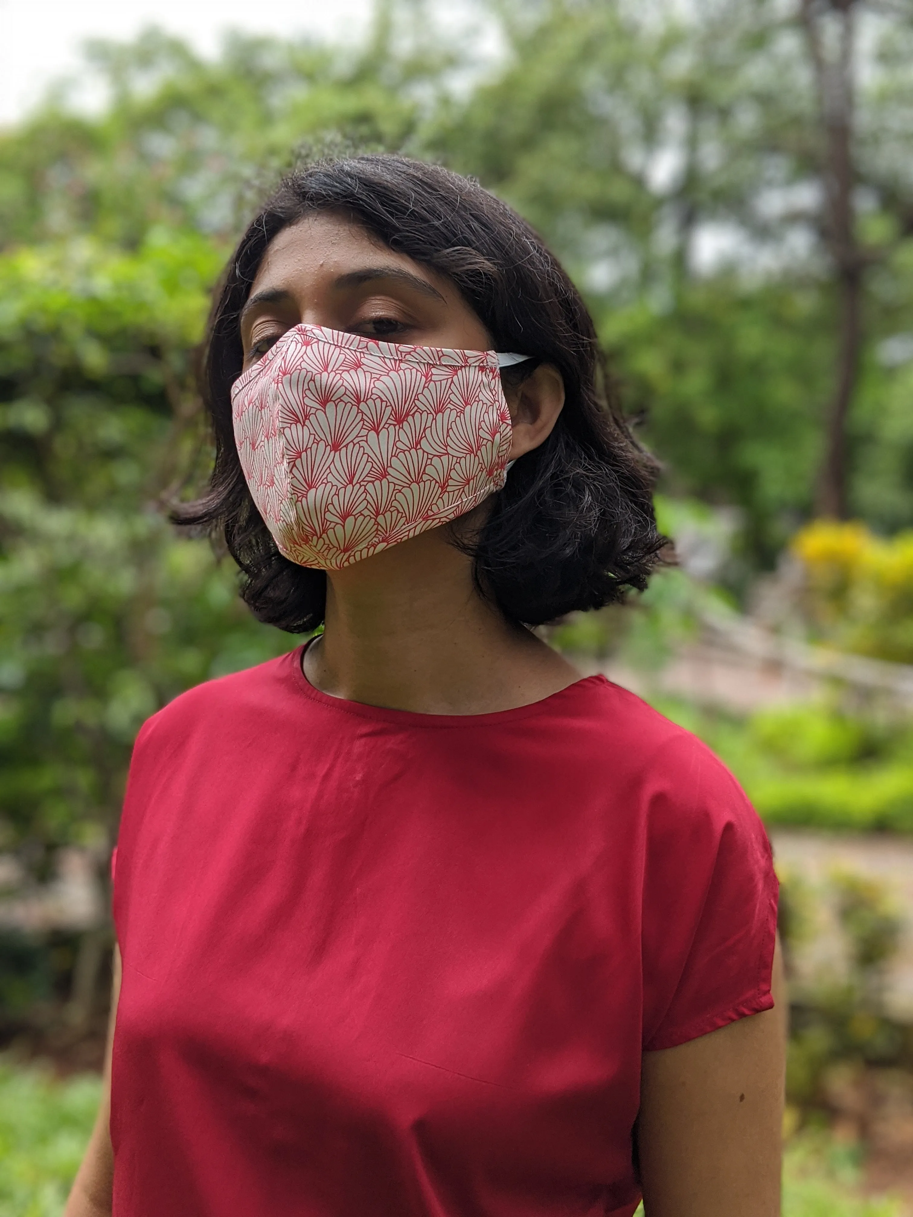 Swedish Floral Two Ply Cloth Mask