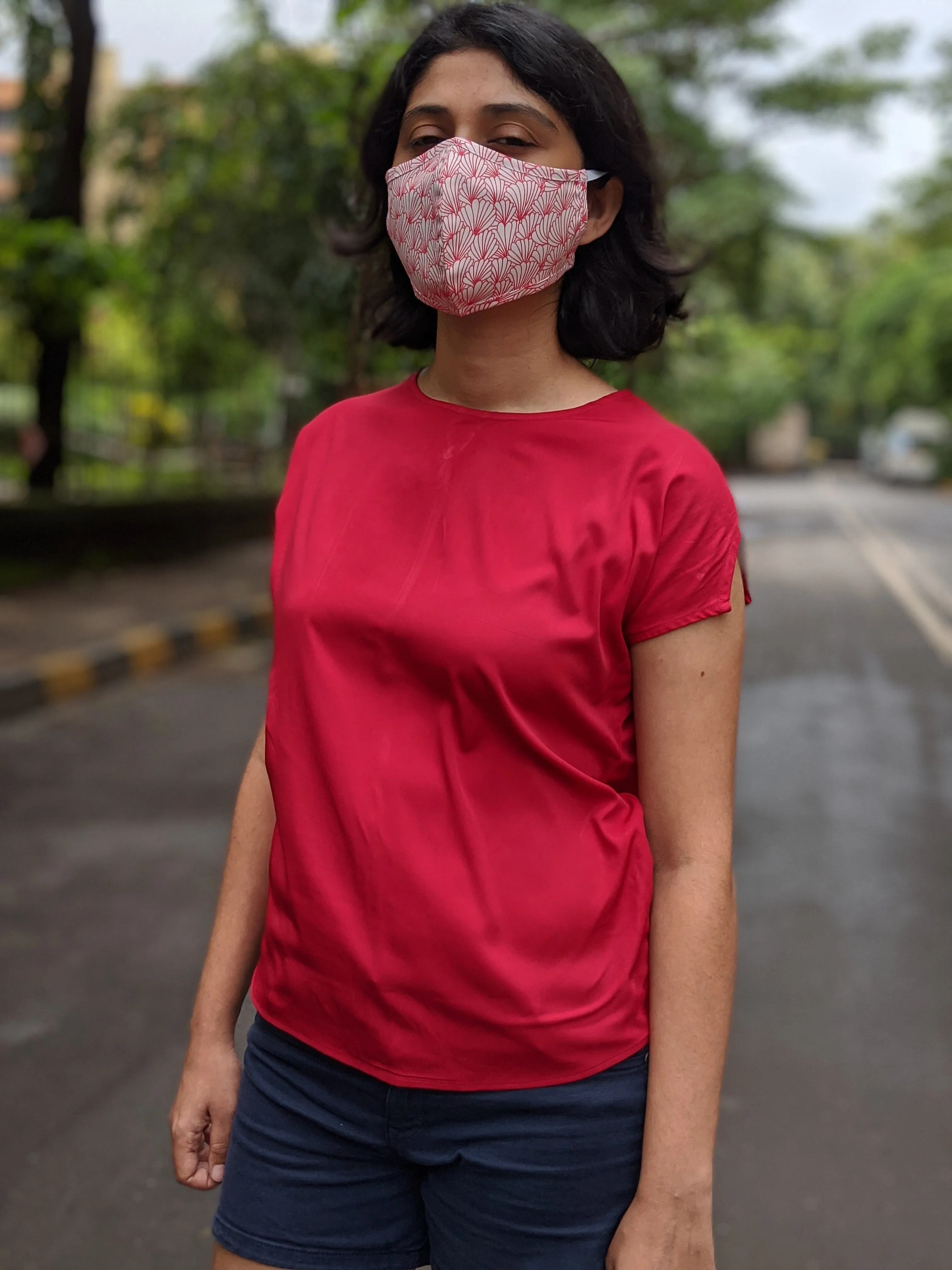 Swedish Floral Two Ply Cloth Mask