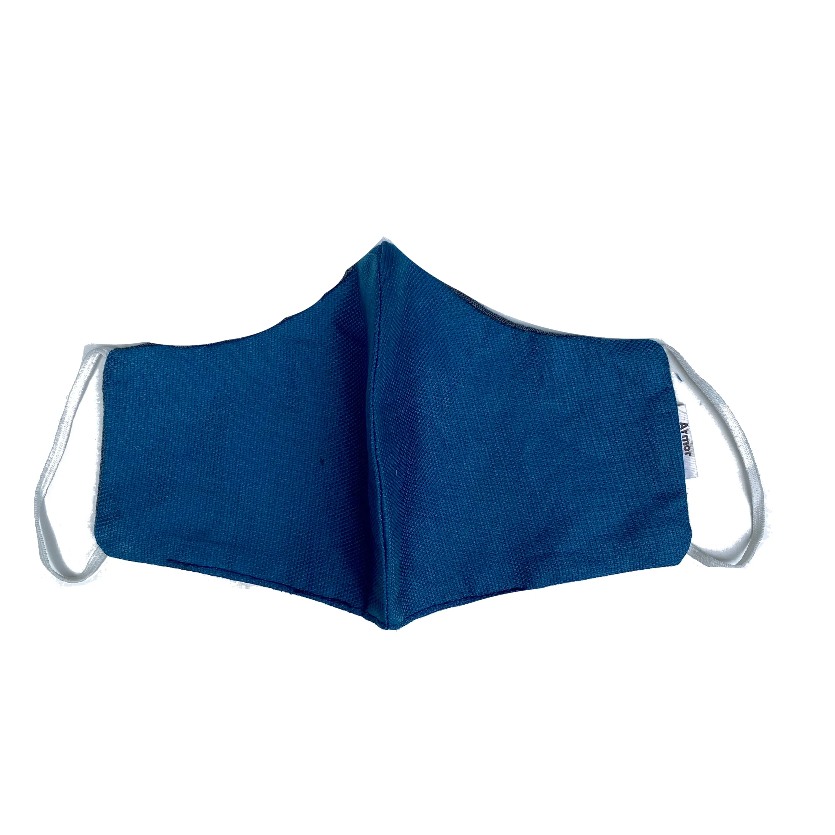 Teal Blue Unisex Organic Cotton Washable Face Masks