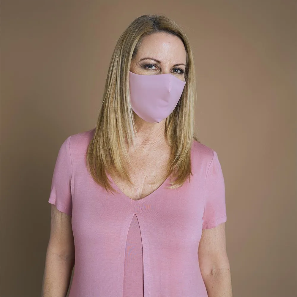 The Essential Face Mask Multipack in Rose (Set of 3)