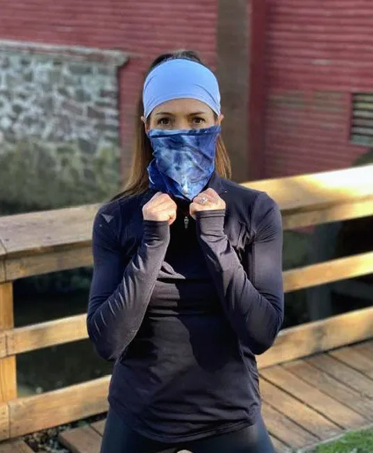 The LEGEND - Neck Gaiter (Pink Tie Dye)