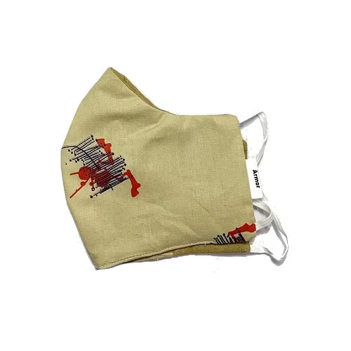 Unisex Cross Hatch Print Washable Face Masks