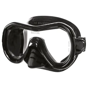 Used Seac Giglio MD Soft Silicon Mask - Black