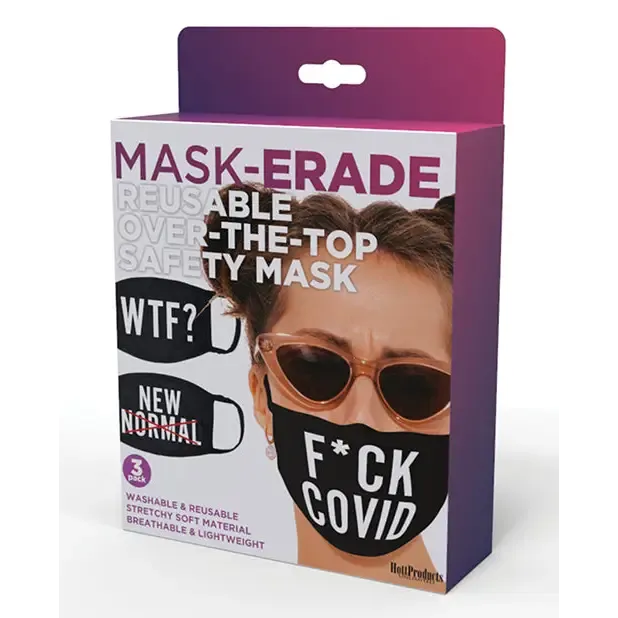 3-Pack of Mask-erade Masks: Bundled Set for Enhanced Value and Variety